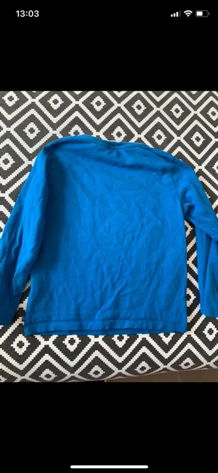 T-shirt motocross okaïdi taille 6 ans - photo numéro 4