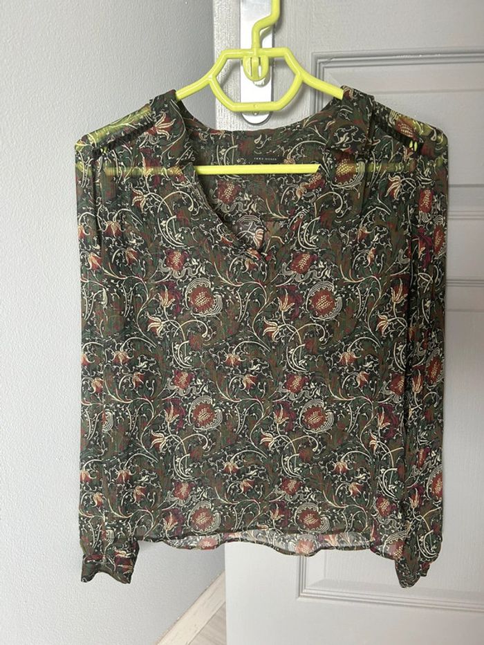 Chemisier IKKS vert T. 38