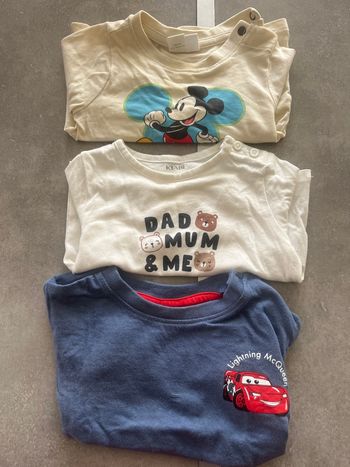 3 haut garçon taille 3 mois