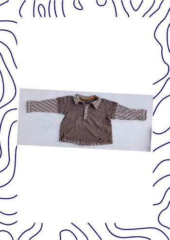 Polo 18 mois Grain de blé