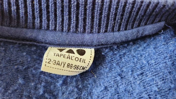 Veste/cardigan en molleton taille 2/3 ans - photo numéro 3