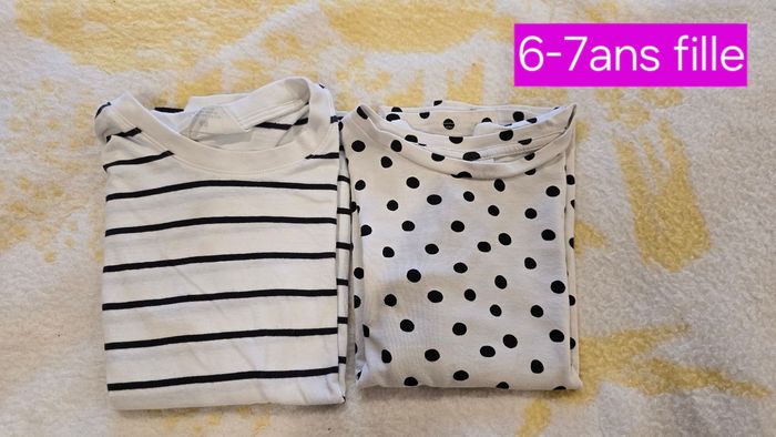 T-shirts fille 6-7ans