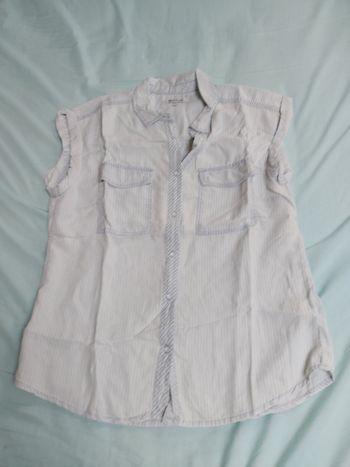 Chemise sans manche en lyocell