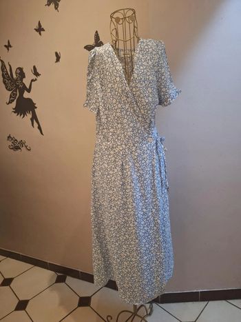 Robe fleurie cache coeur