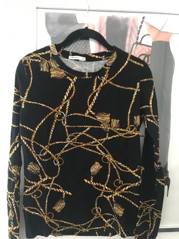 Top Stradivarius manches longues S