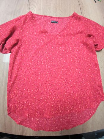 Blouse fluide manches courtes in extenso taille 42