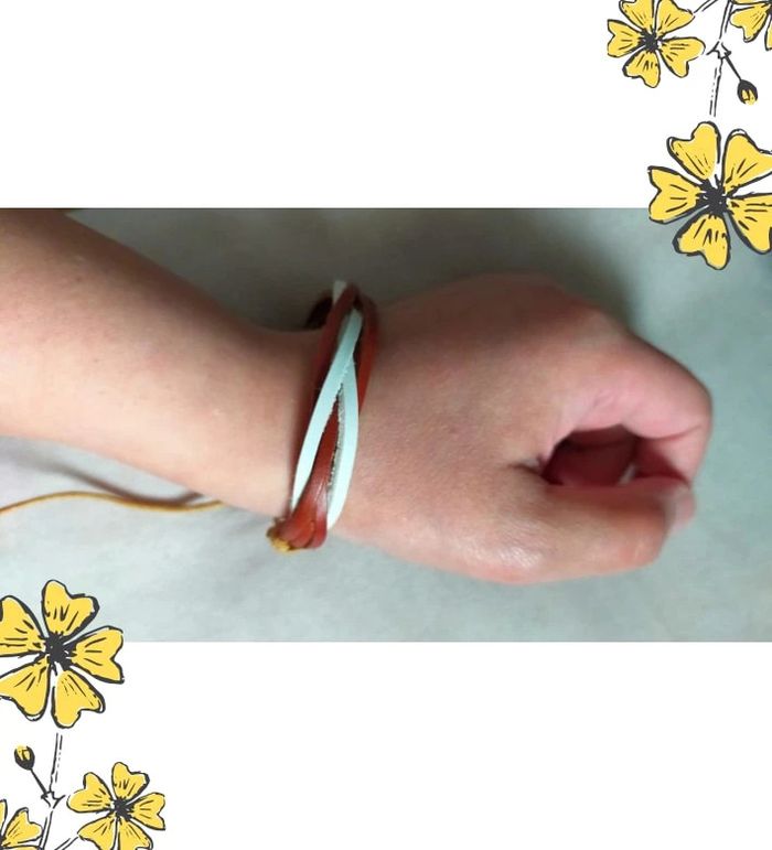 Bracelet en cuir tressé multicolore – Tons chauds et naturels - photo numéro 7