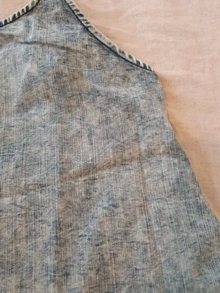 Robe en jean à volant shein - photo numéro 4