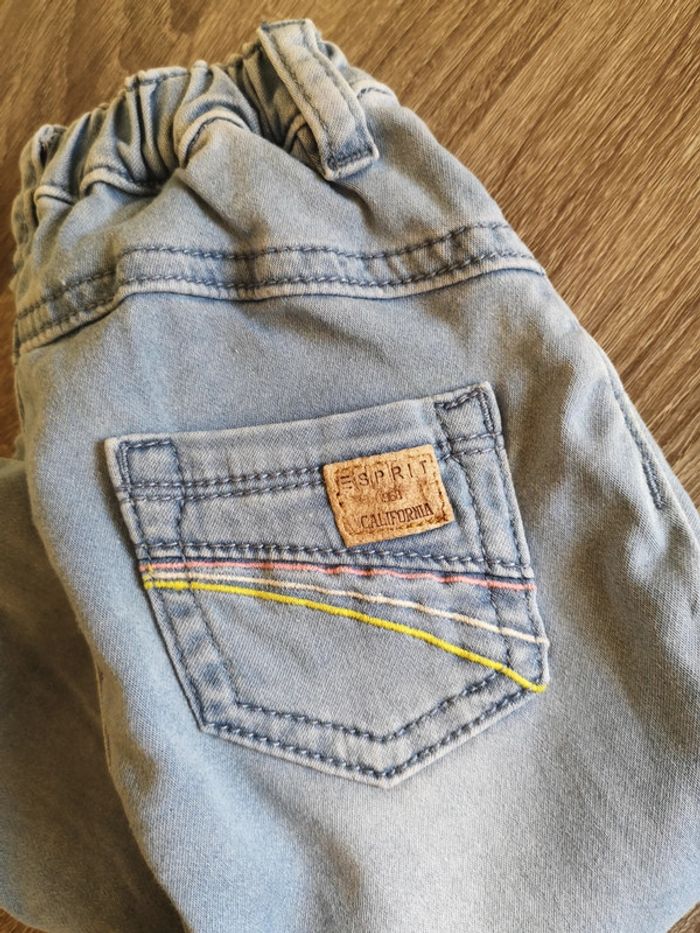 Jeans Esprit en bleu clair 12 mois - photo numéro 6