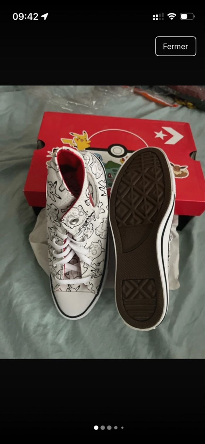 Converse Pokémon all star Chuck Taylor 39 - photo numéro 2