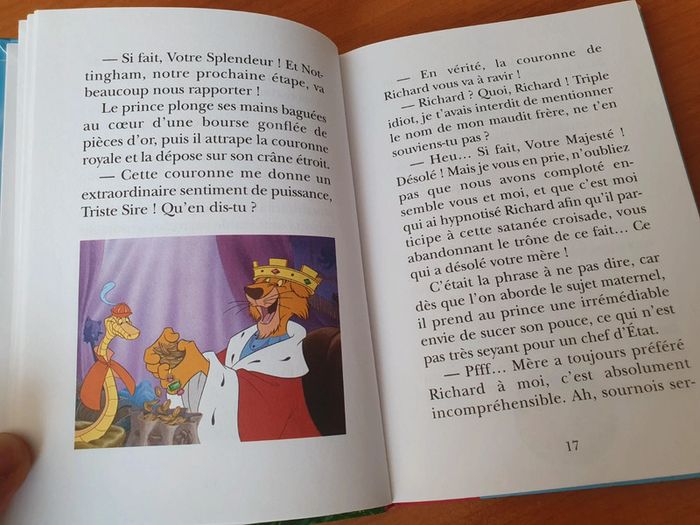 Livre Robin des Bois numero 1414,  dès 8 ans Bibliotheque Rose Disney - photo numéro 3