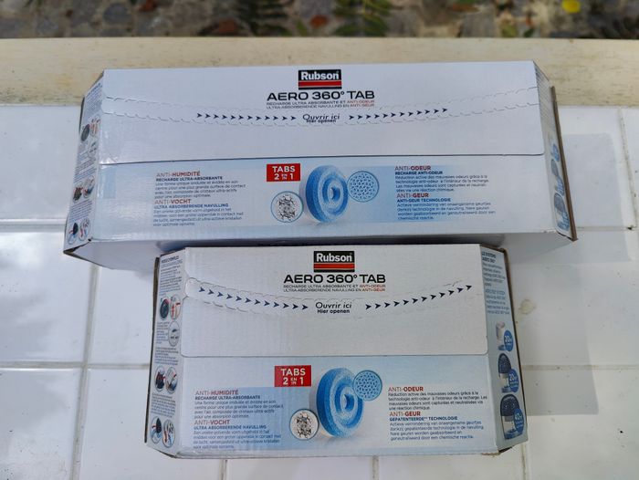 Lot de 10 recharges tablettes ultra absorbantes Rubson Aéro 360° - photo numéro 3