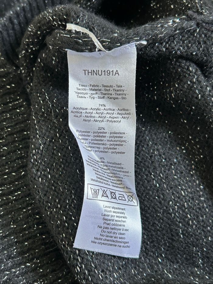 Pull noir et pailleté à manches longues Naf Naf taille S TBE - photo numéro 10