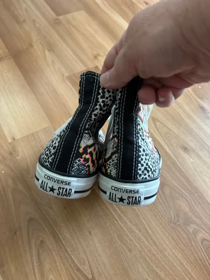 Baskets converse neuves en 38 imprimé serpent - photo numéro 4