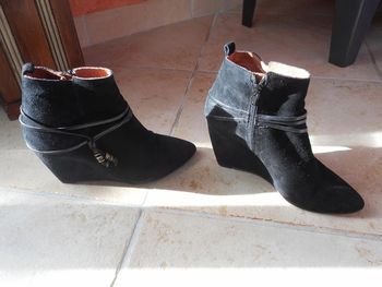 bottine en cuir nubuck Eram état neuf P38