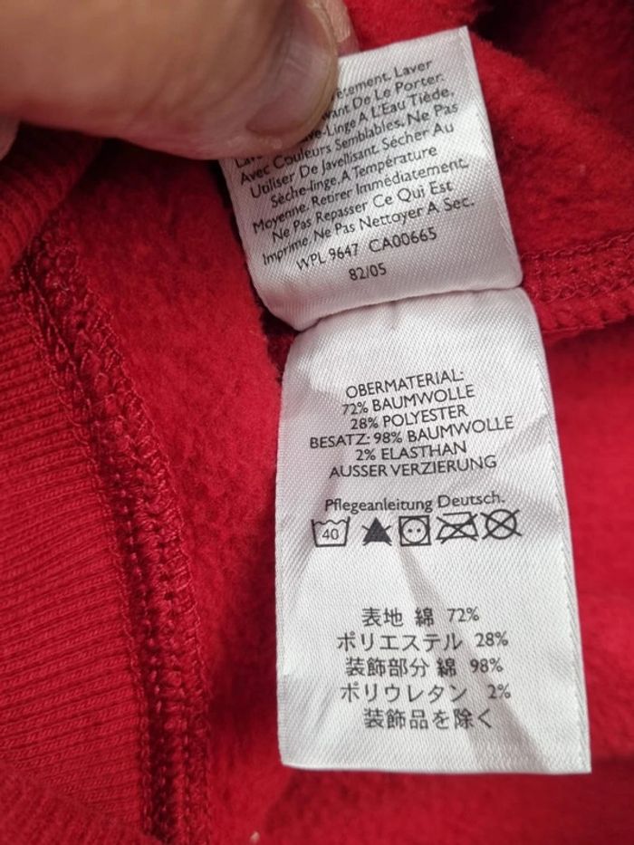 Sweat col rond Eddie Bauer rouge – Taille M Homme - photo numéro 6