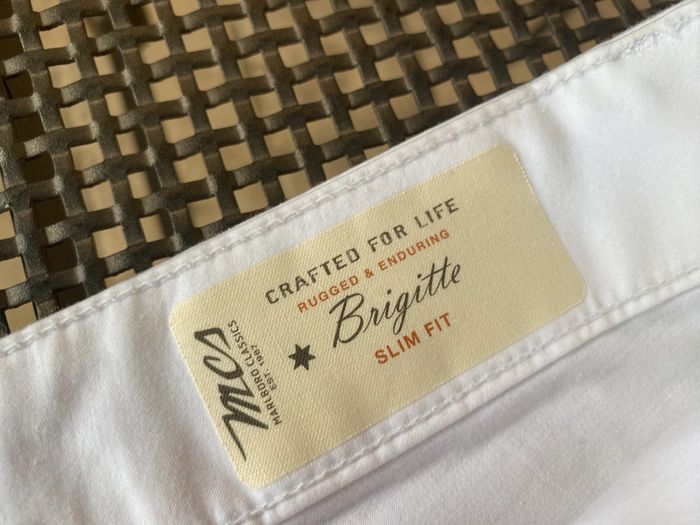 Pantalon blanc slim fit MCS taille 36 w26 - photo numéro 8