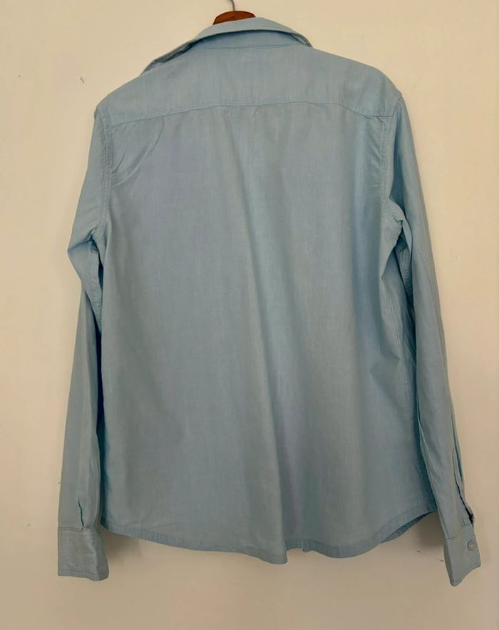 Chemise bleue clair à rayures Firefly Taille XL - photo numéro 2