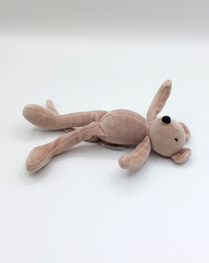 Peluche doudou souris beige Moulin Roty 22 cm - photo numéro 3