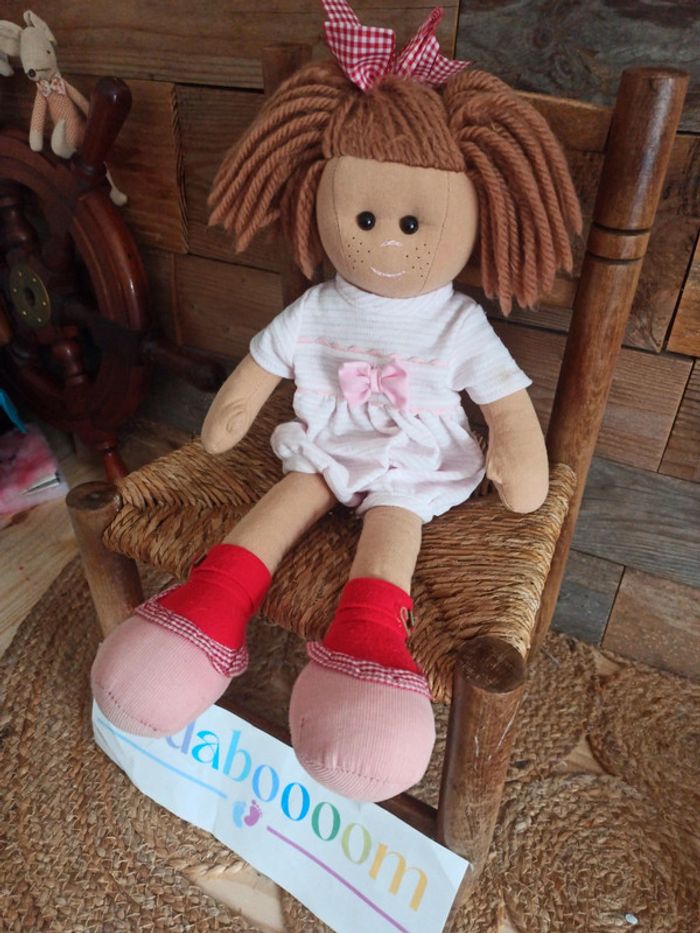 Peluche poupée la Nina tbe - photo numéro 3