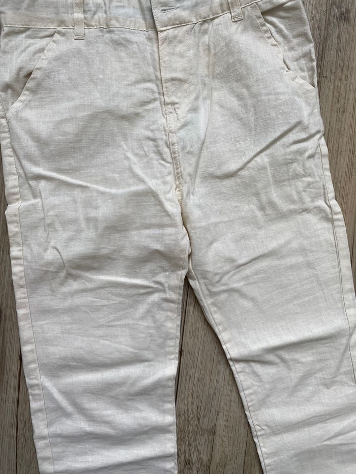 Pantalon chino lin vertbaudet 10 ans - photo numéro 5