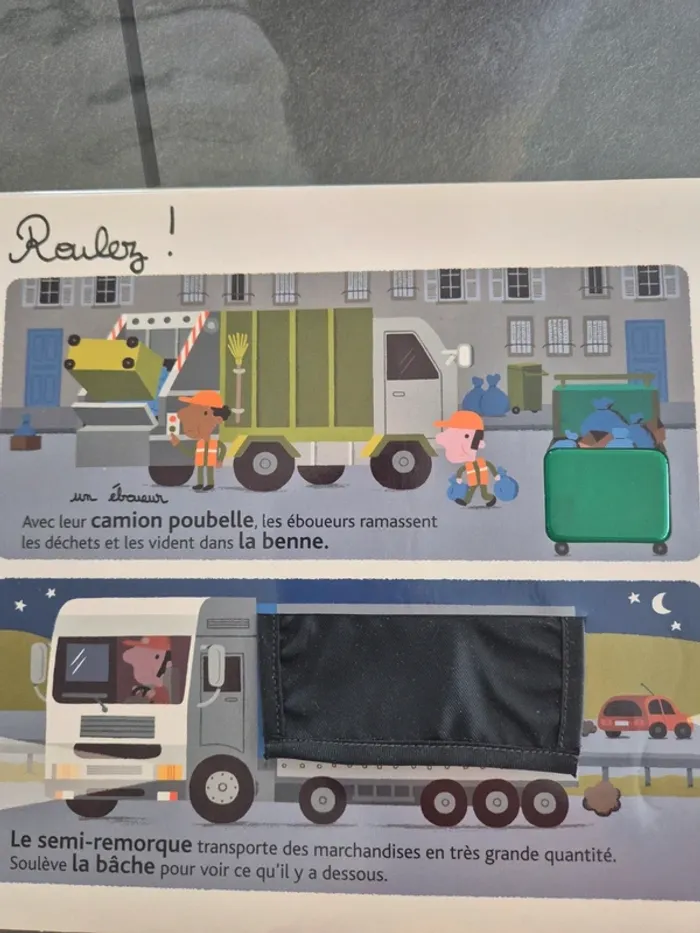 Livre Sensorielle Mes Transports à Toucher - photo numéro 3