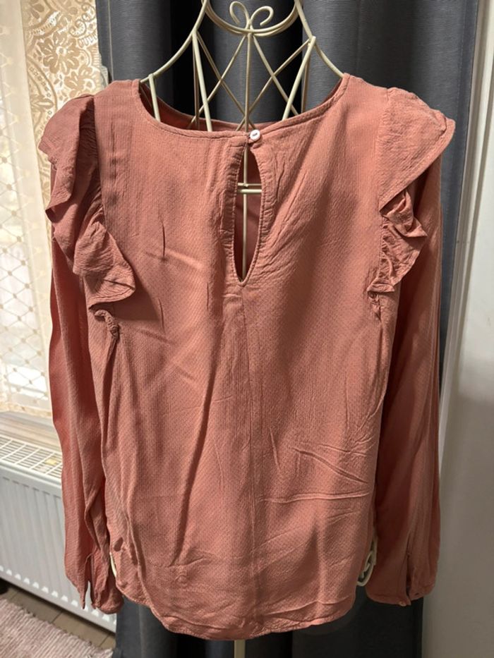 Blouse manches longues , à volants - photo numéro 5