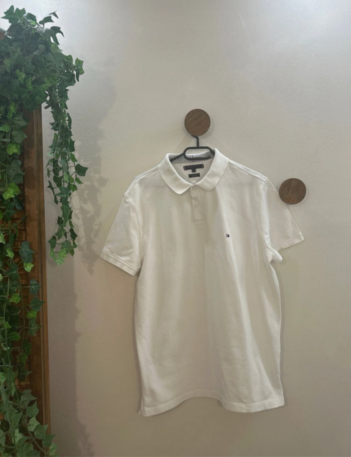 Polo tommy Hilfiger blanc