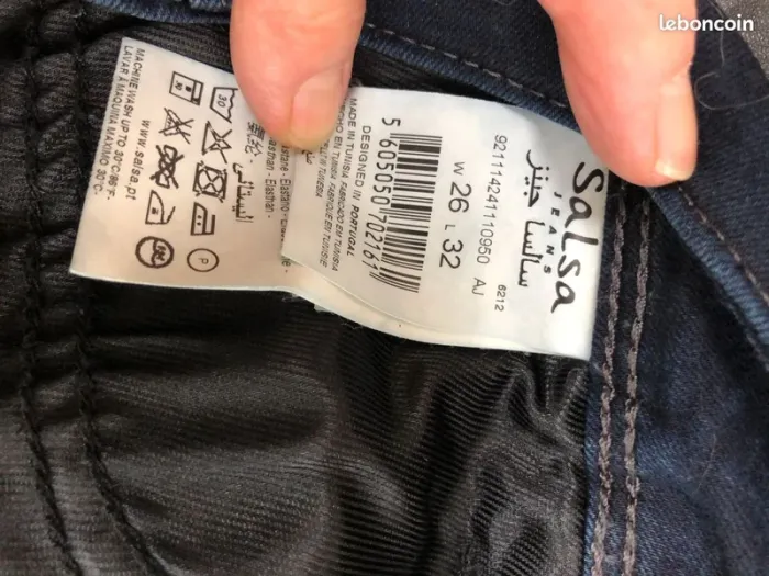 Jeans Salsa 26/32 xs femme - photo numéro 3