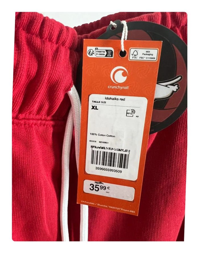 Short XL rouge Haikyuii (Pas de Vinted Go) - photo numéro 3
