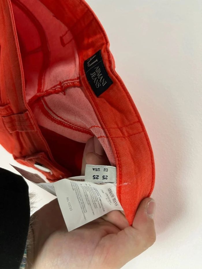 Jean slim orange Armani femme taille 35 (w25) - photo numéro 10
