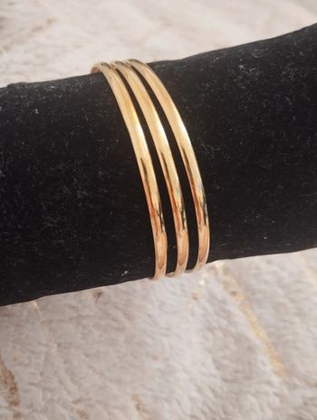 3 bracelets en acier inoxydable