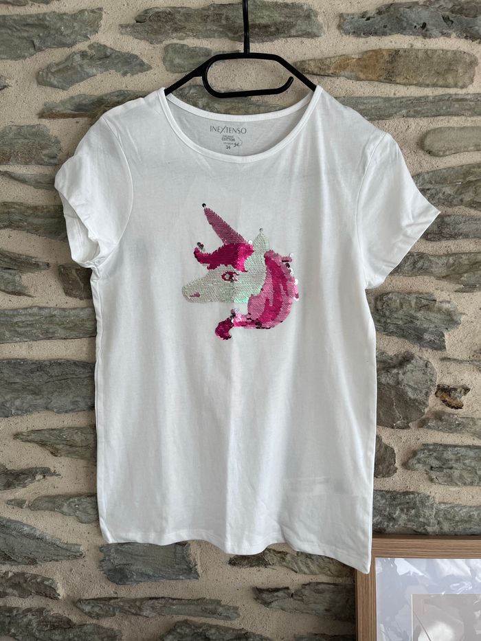 T-shirt blanc taille 14 ans