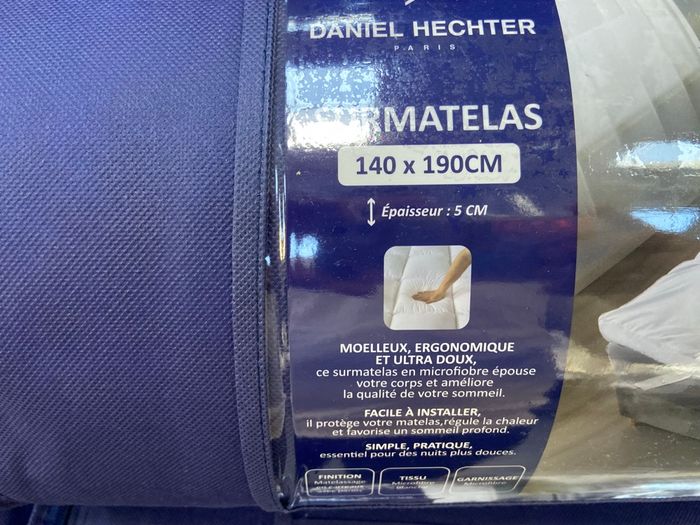 Sur matelas Daniel hechter neuf 140/190(moelleux,ergonomique,ultra doux) - photo numéro 2