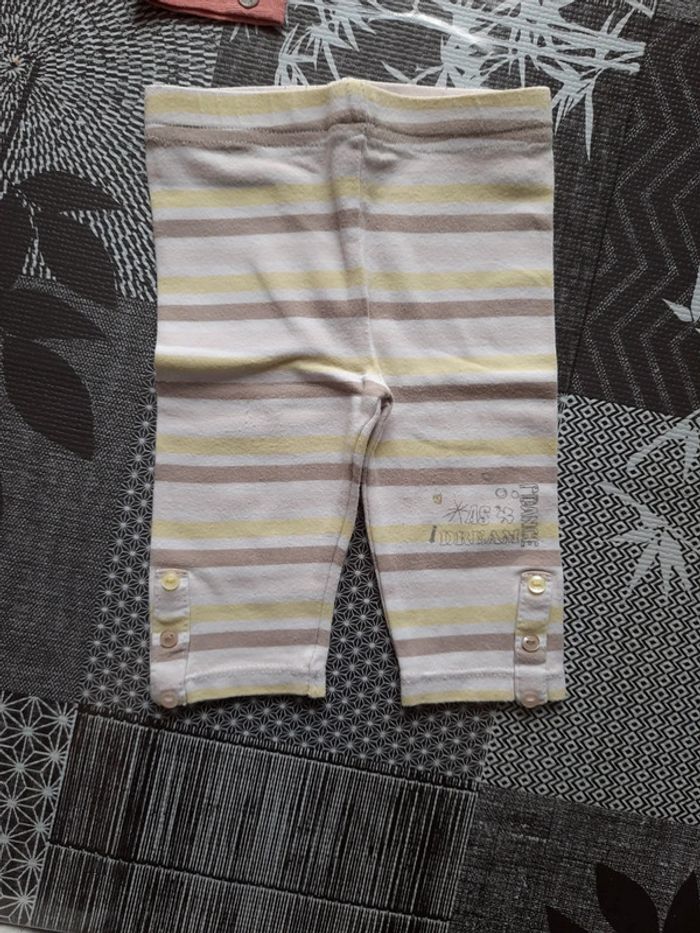 Lot 5 bas/leggings 3 mois fille - photo numéro 5