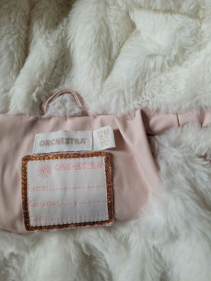 Manteau chaud rose taille 12 mois - photo numéro 4