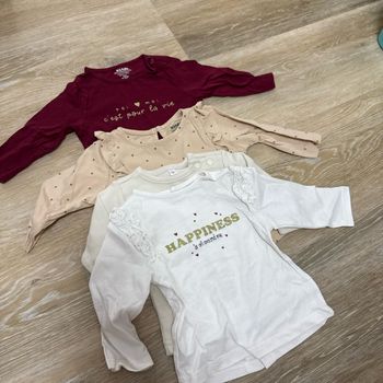 Lot tee-shirt manche longue