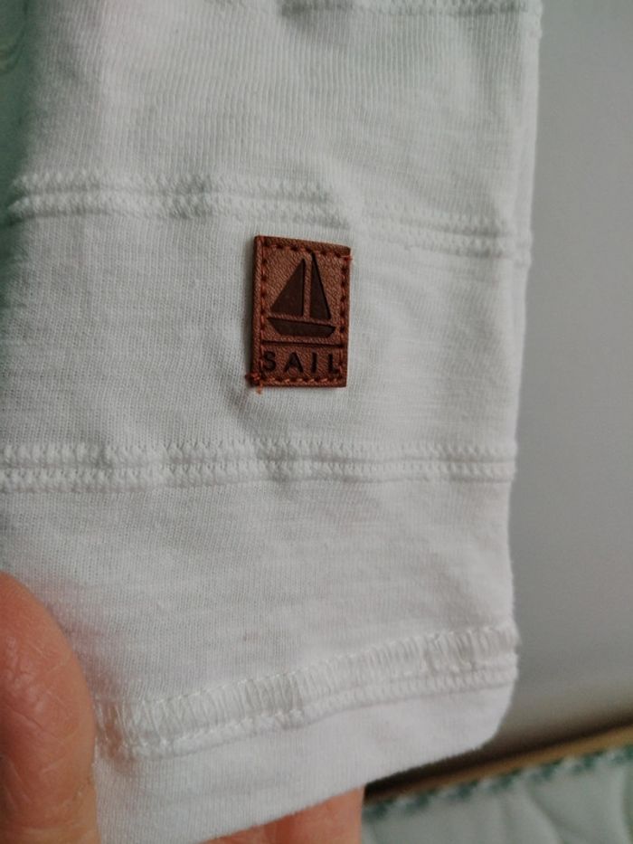 Polo manches courtes blanc Zeeman 7/8 ans - photo numéro 3