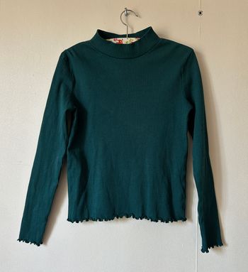 Tee-shirt côtelé manches longues
