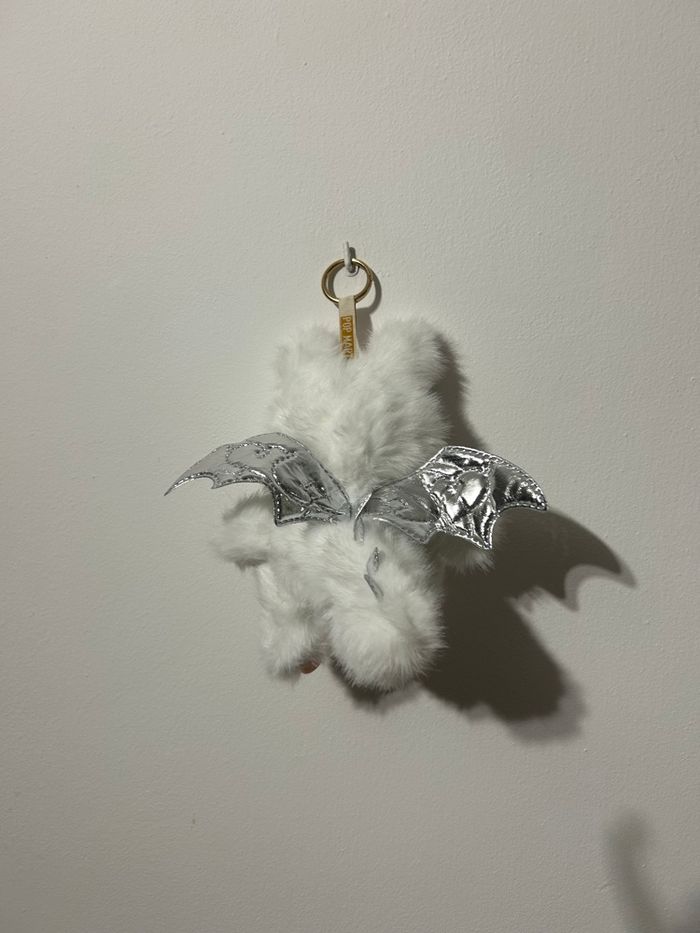 Labubu zimomo blanc et argent - photo numéro 2