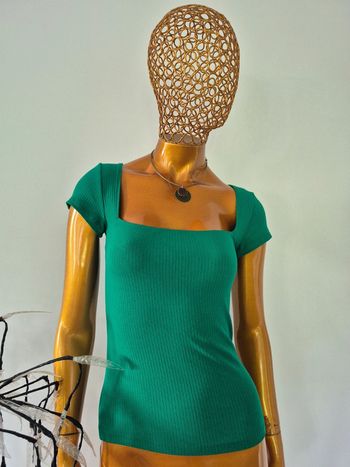 Top Femme Vert