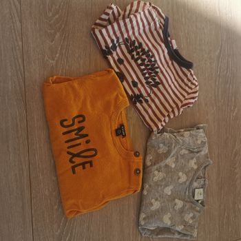 Tshirt manche longue 12 mois kiabi 