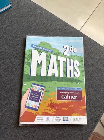 Livre scolaire maths 2de