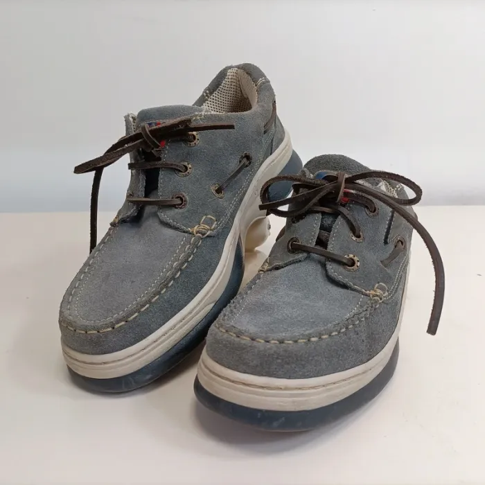 Basket Made in France - Coast Guard - T 39 - gris bleu - chaussure bateau homme printemps été
