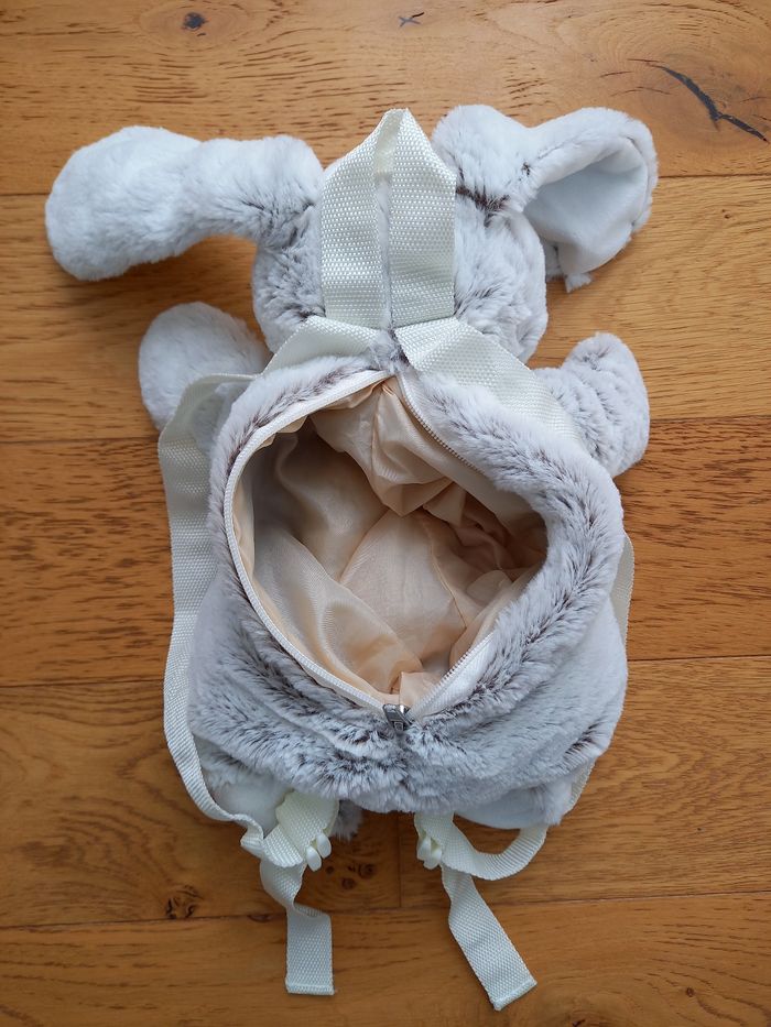 Sac à dos peluche lapin - photo numéro 3