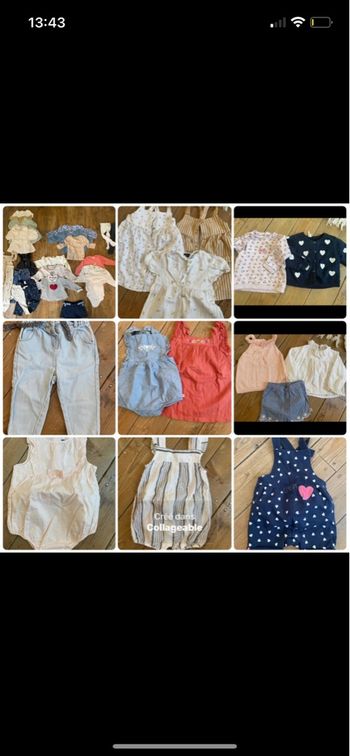 Lot fille 18 mois