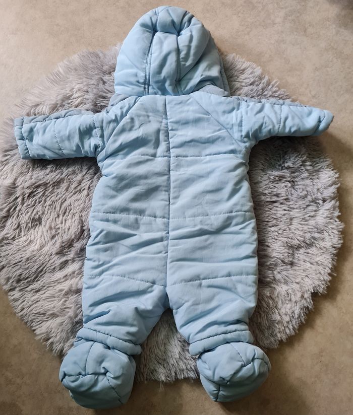 combinaison hiver bleu bébé 3 mois - photo numéro 7