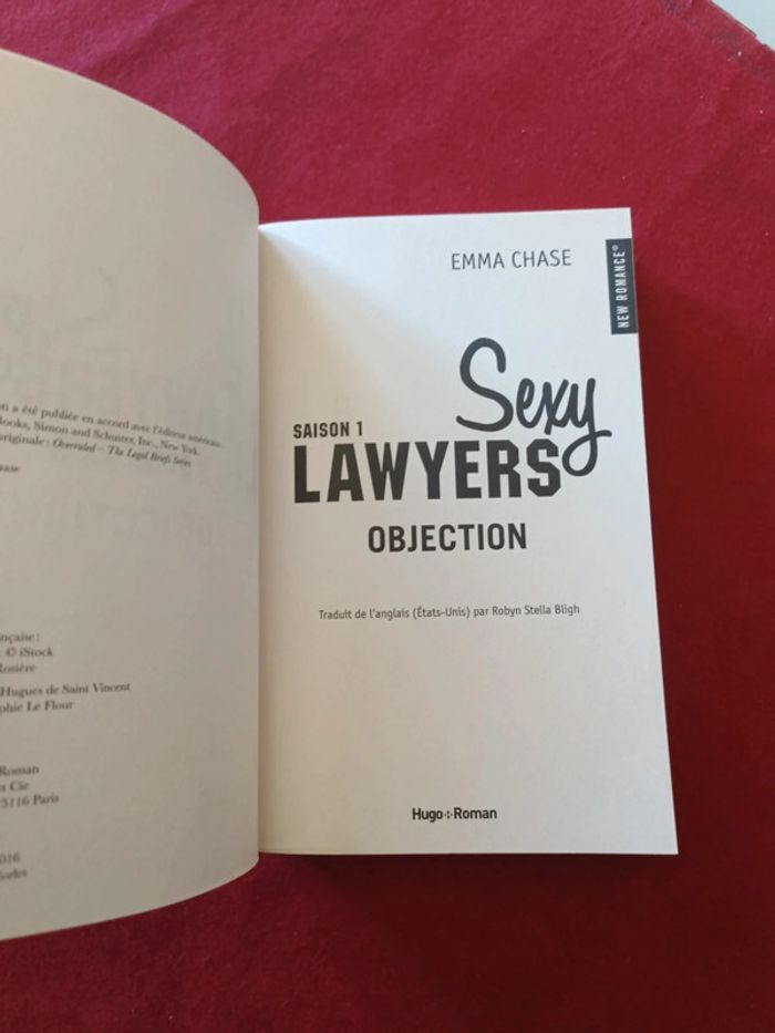 Sexy Lawyers saison 1 " Emma Chase " New Romance " Hugo Roman - photo numéro 9