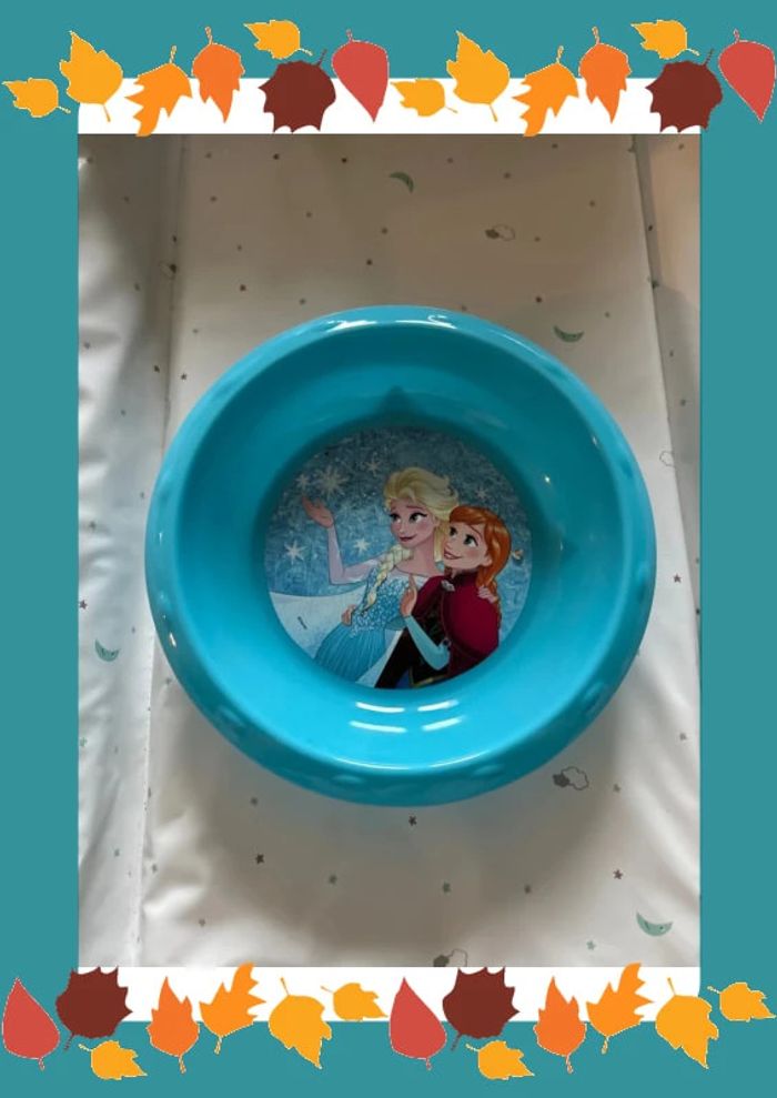 Assiette enfant la reine des neige
