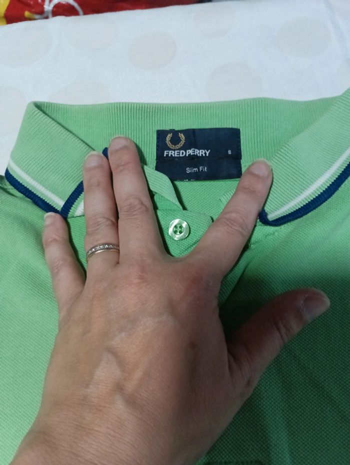 Tee shirt Polo manches courtes homme Fred Perry taille S - photo numéro 3